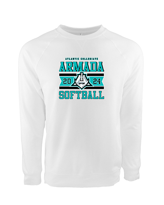 Atlantic Collegiate Academy Softball Stamp - Crewneck Sweatshirt