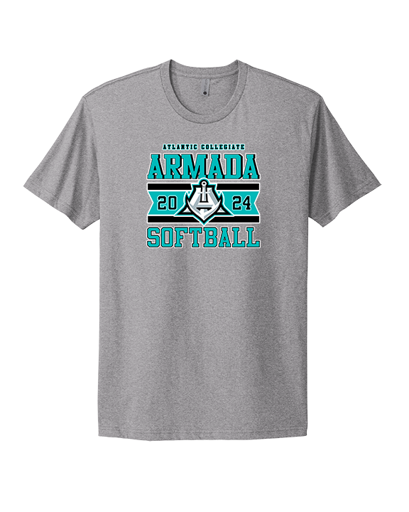 Atlantic Collegiate Academy Softball Stamp - Mens Select Cotton T-Shirt