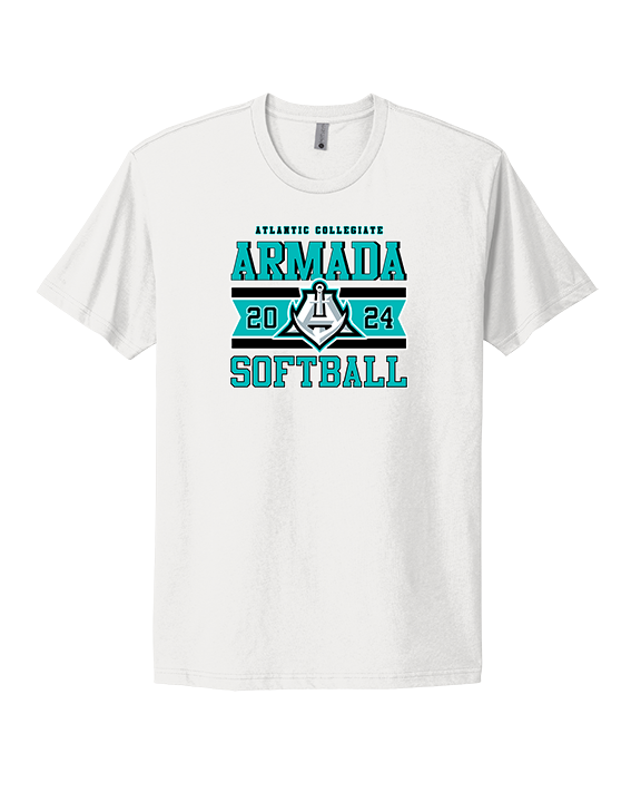 Atlantic Collegiate Academy Softball Stamp - Mens Select Cotton T-Shirt