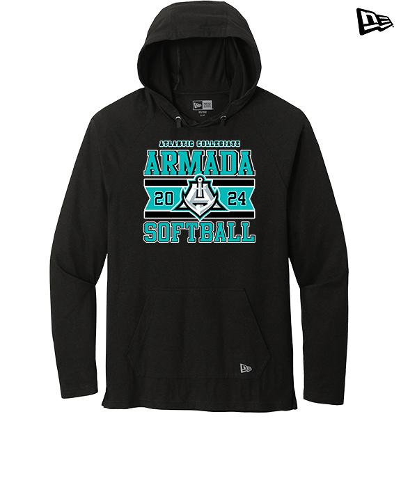 Atlantic Collegiate Academy Softball Stamp - New Era Tri-Blend Hoodie