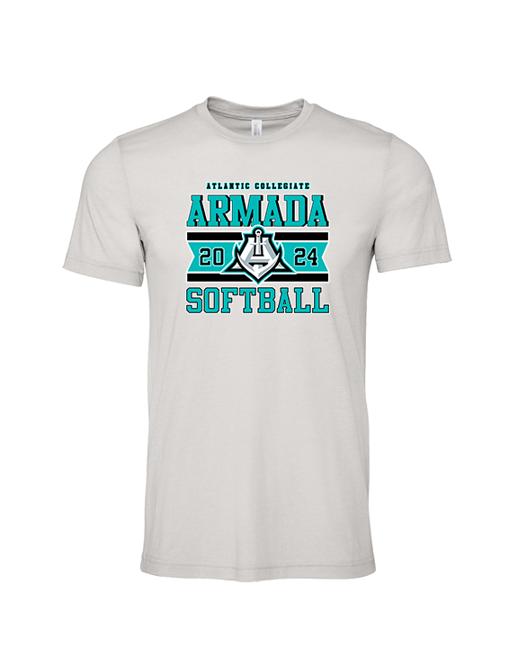 Atlantic Collegiate Academy Softball Stamp - Tri-Blend Shirt