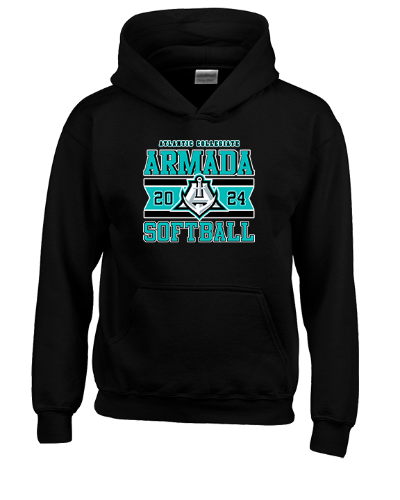 Atlantic Collegiate Academy Softball Stamp - Unisex Hoodie