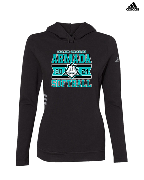 Atlantic Collegiate Academy Softball Stamp - Womens Adidas Hoodie