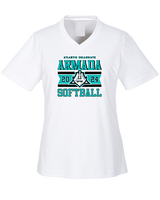 Atlantic Collegiate Academy Softball Stamp - Womens Performance Shirt