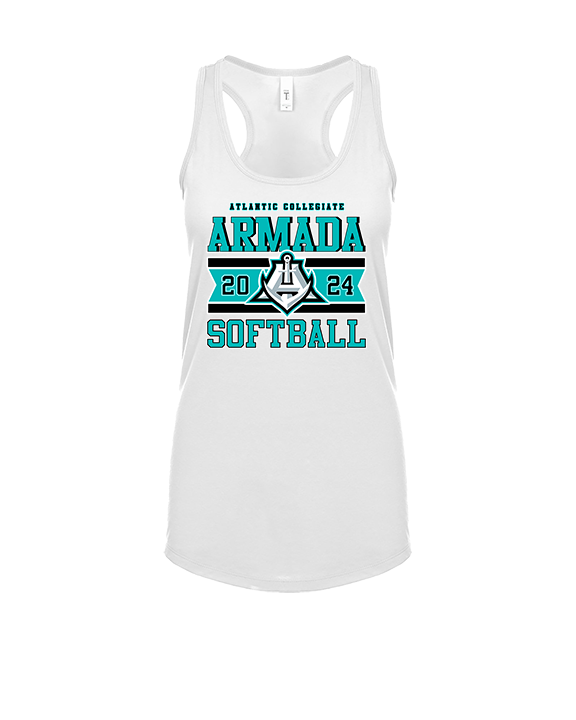 Atlantic Collegiate Academy Softball Stamp - Womens Tank Top