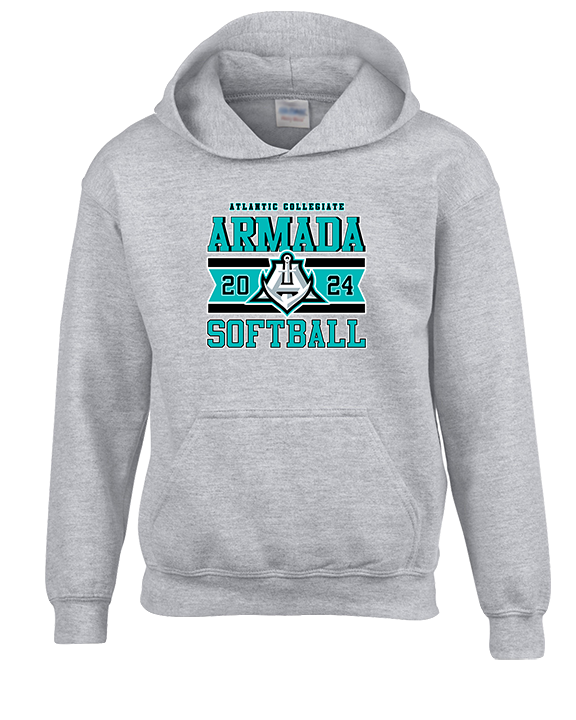 Atlantic Collegiate Academy Softball Stamp - Youth Hoodie