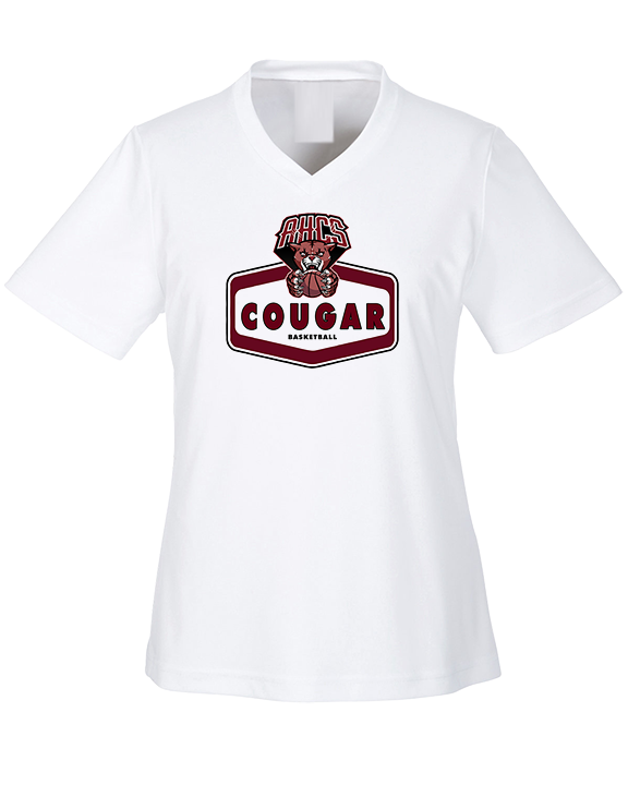 Auburn Hills Christian School Boys Basketball Board - Womens Performance Shirt