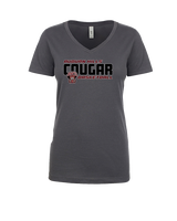 Auburn Hills Christian School Boys Basketball Bold - Womens Vneck