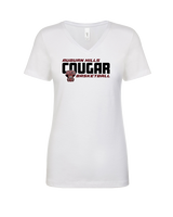 Auburn Hills Christian School Boys Basketball Bold - Womens Vneck