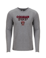 Auburn Hills Christian School Boys Basketball Dad - Tri-Blend Long Sleeve
