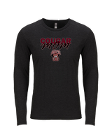 Auburn Hills Christian School Boys Basketball Mom - Tri-Blend Long Sleeve