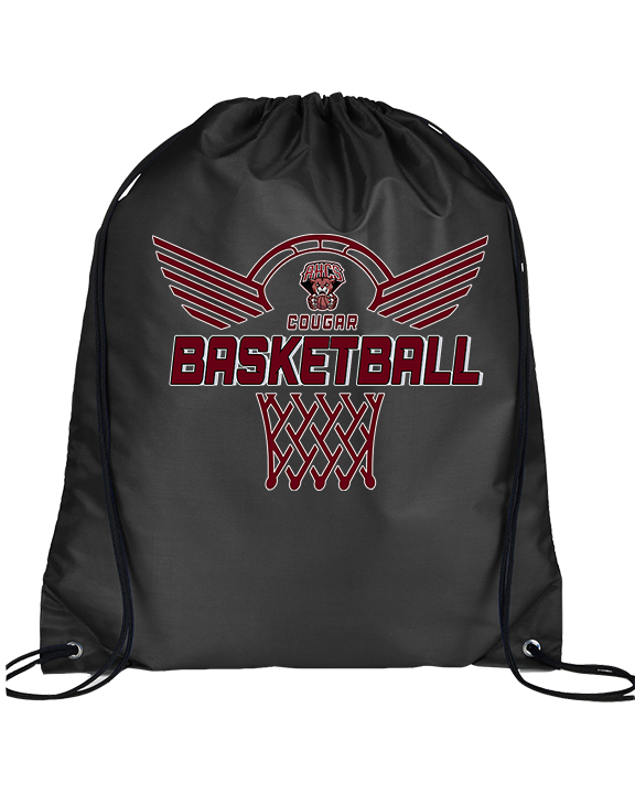 Auburn Hills Christian School Boys Basketball Nothing But Net - Drawstring Bag