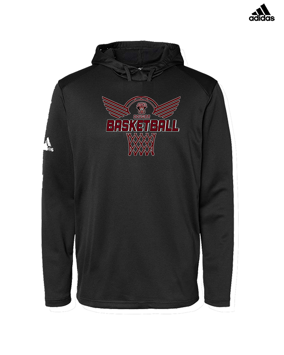 Auburn Hills Christian School Boys Basketball Nothing But Net - Mens Adidas Hoodie