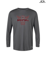 Auburn Hills Christian School Boys Basketball Nothing But Net - Mens Oakley Longsleeve