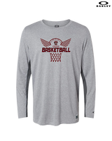 Auburn Hills Christian School Boys Basketball Nothing But Net - Mens Oakley Longsleeve