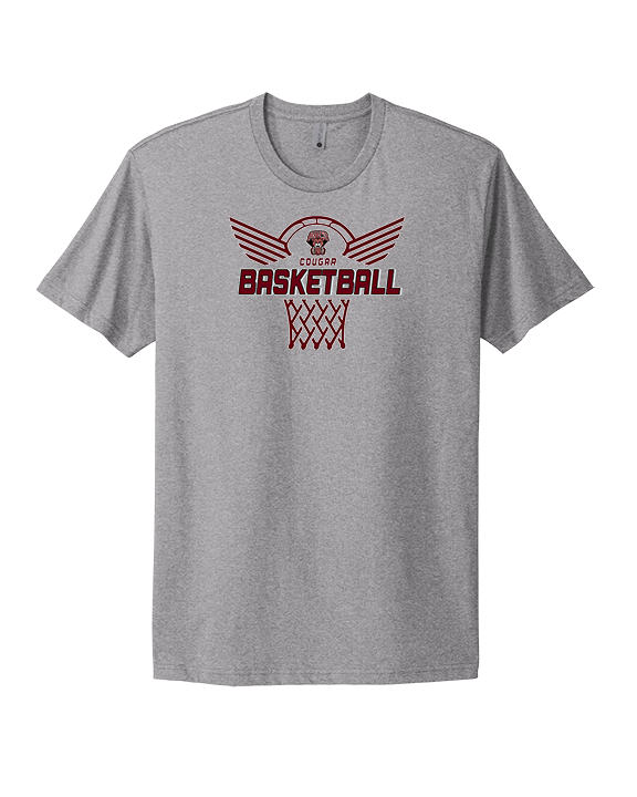 Auburn Hills Christian School Boys Basketball Nothing But Net - Mens Select Cotton T-Shirt