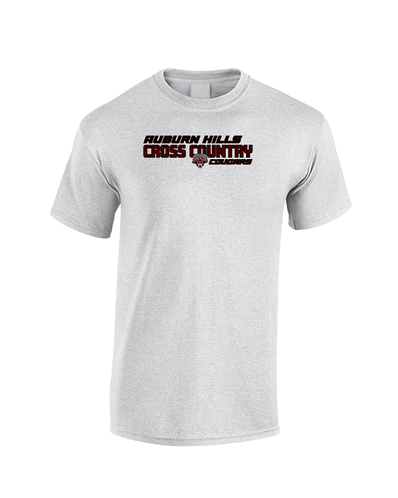 Auburn Hills Christian School Cross Country Bold - Cotton T-Shirt