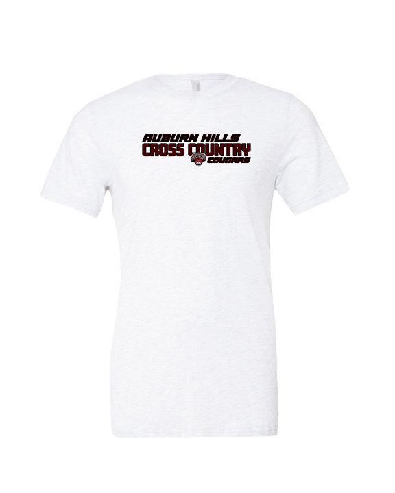 Auburn Hills Christian School Cross Country Bold - Tri-Blend Shirt