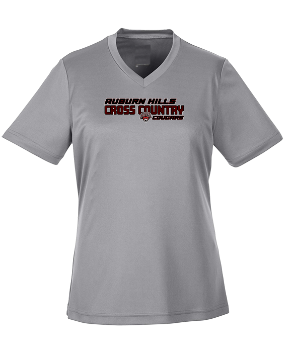 Auburn Hills Christian School Cross Country Bold - Womens Performance Shirt