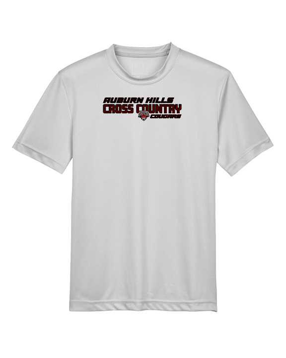 Auburn Hills Christian School Cross Country Bold - Youth Performance Shirt