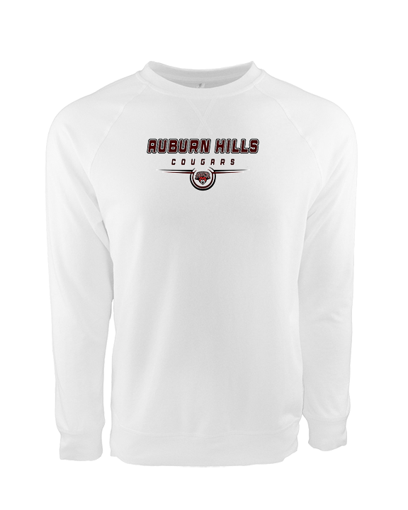 Auburn Hills Christian School Cross Country Design - Crewneck Sweatshirt