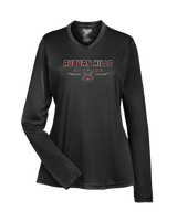 Auburn Hills Christian School Cross Country Design - Womens Performance Longsleeve
