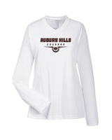 Auburn Hills Christian School Cross Country Design - Womens Performance Longsleeve