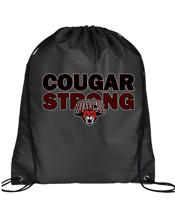 Auburn Hills Christian School Cross Country Strong - Drawstring Bag
