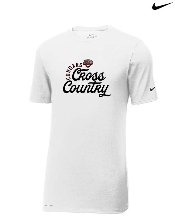 Auburn Hills Christian School Cross Country XC - Mens Nike Cotton Poly Tee