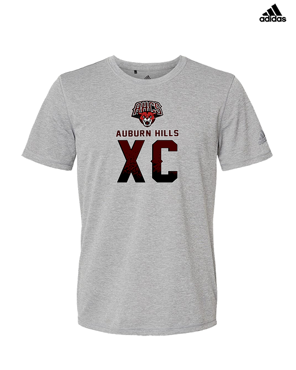 Auburn Hills Christian School Cross Country XC Splatter - Mens Adidas Performance Shirt