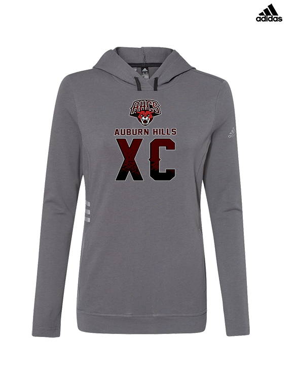 Auburn Hills Christian School Cross Country XC Splatter - Womens Adidas Hoodie