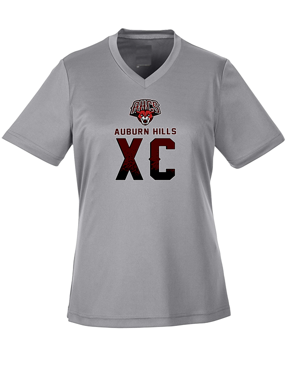 Auburn Hills Christian School Cross Country XC Splatter - Womens Performance Shirt