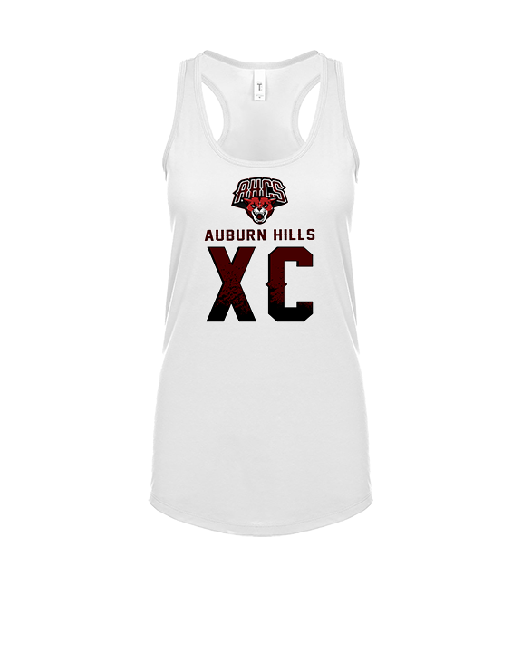 Auburn Hills Christian School Cross Country XC Splatter - Womens Tank Top