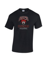 Auburn Hills Christian School Girls Volleyball Shadow - Cotton T-Shirt
