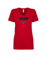 Auburn Hills Christian School Soccer Mom - Womens Vneck