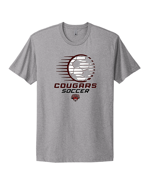 Auburn Hills Christian School Soccer Soccer Ball - Mens Select Cotton T-Shirt