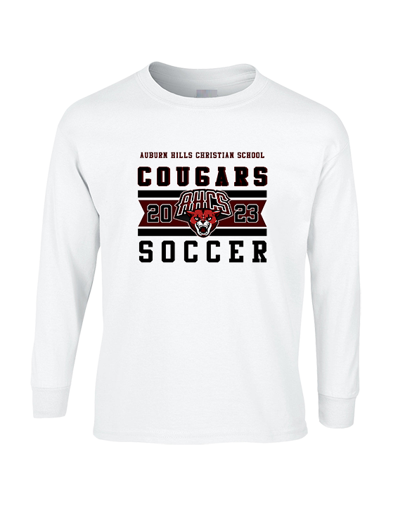 Auburn Hills Christian School Soccer Stamp - Cotton Longsleeve