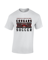 Auburn Hills Christian School Soccer Stamp - Cotton T-Shirt