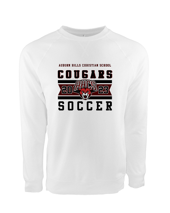 Auburn Hills Christian School Soccer Stamp - Crewneck Sweatshirt
