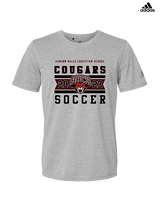 Auburn Hills Christian School Soccer Stamp - Mens Adidas Performance Shirt
