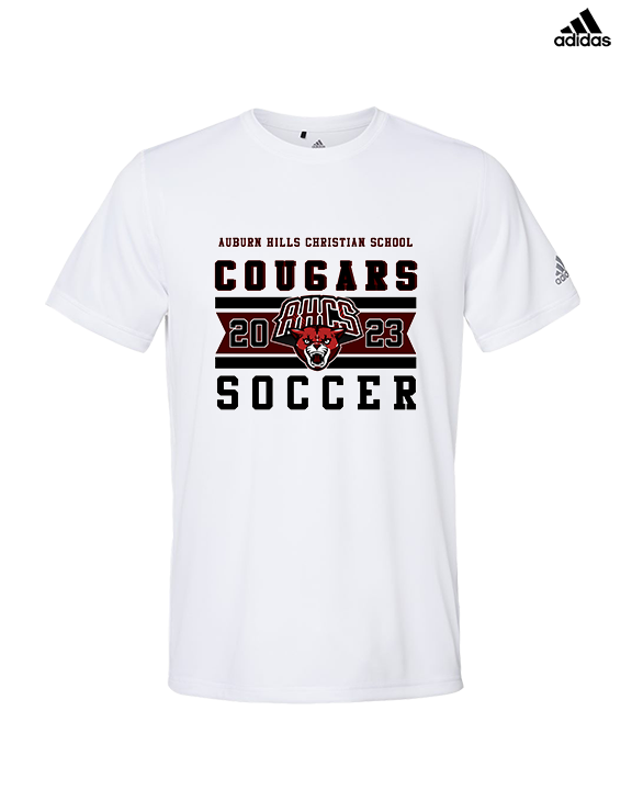 Auburn Hills Christian School Soccer Stamp - Mens Adidas Performance Shirt