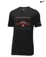 Auburn Hills Christian School Soccer Stamp - Mens Nike Cotton Poly Tee