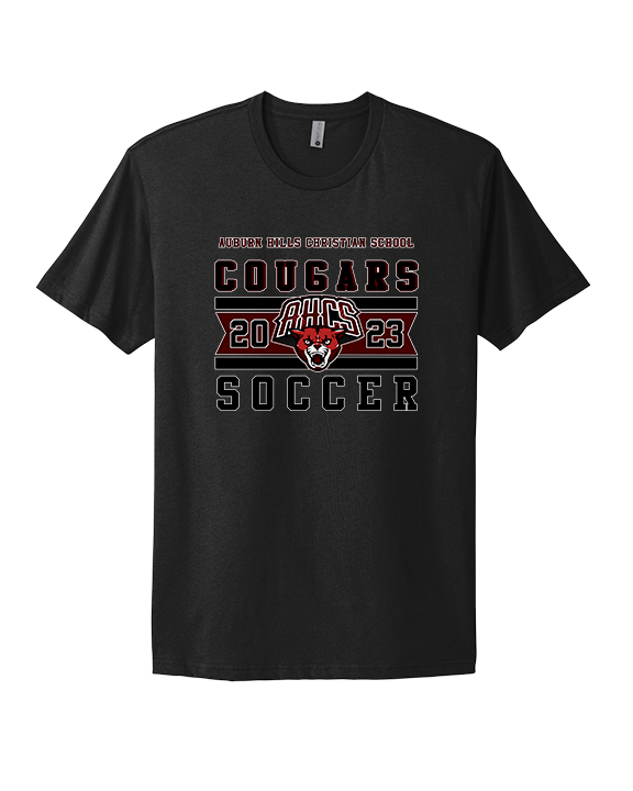Auburn Hills Christian School Soccer Stamp - Mens Select Cotton T-Shirt