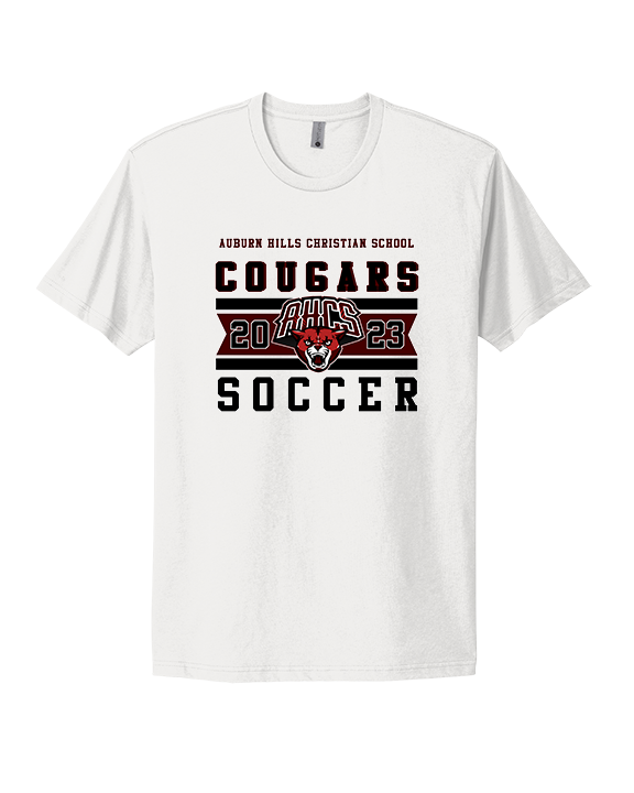 Auburn Hills Christian School Soccer Stamp - Mens Select Cotton T-Shirt