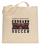 Auburn Hills Christian School Soccer Stamp - Tote