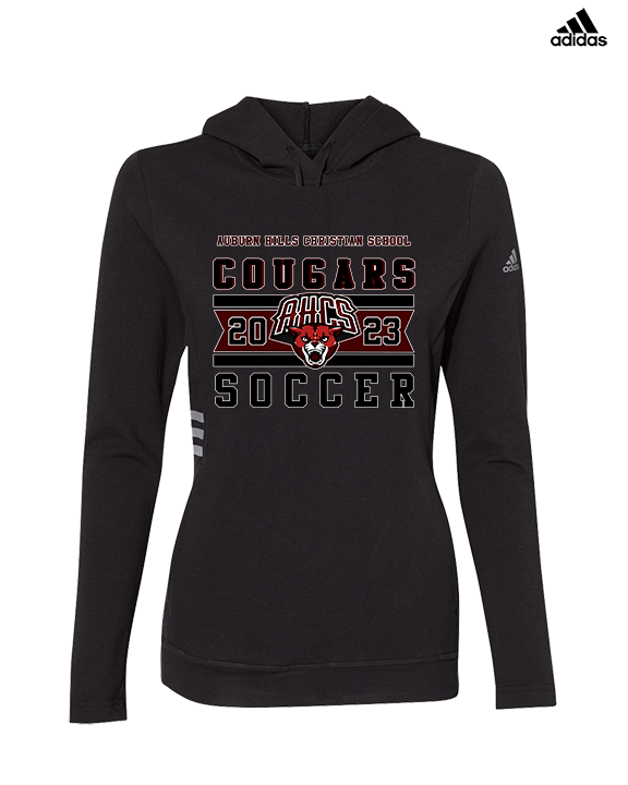 Auburn Hills Christian School Soccer Stamp - Womens Adidas Hoodie