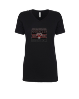 Auburn Hills Christian School Soccer Stamp - Womens Vneck