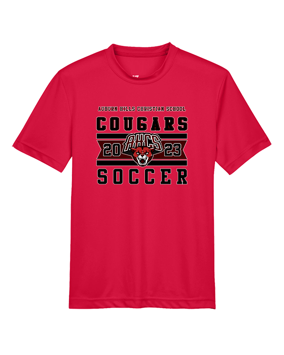Auburn Hills Christian School Soccer Stamp - Youth Performance Shirt
