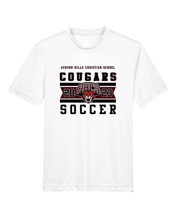 Auburn Hills Christian School Soccer Stamp - Youth Performance Shirt