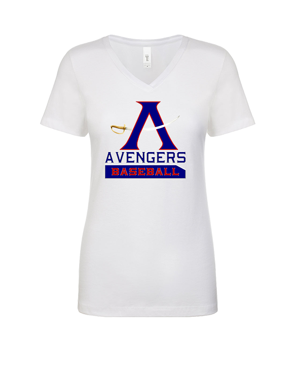 Avengers Baseball Baseball - Womens Vneck